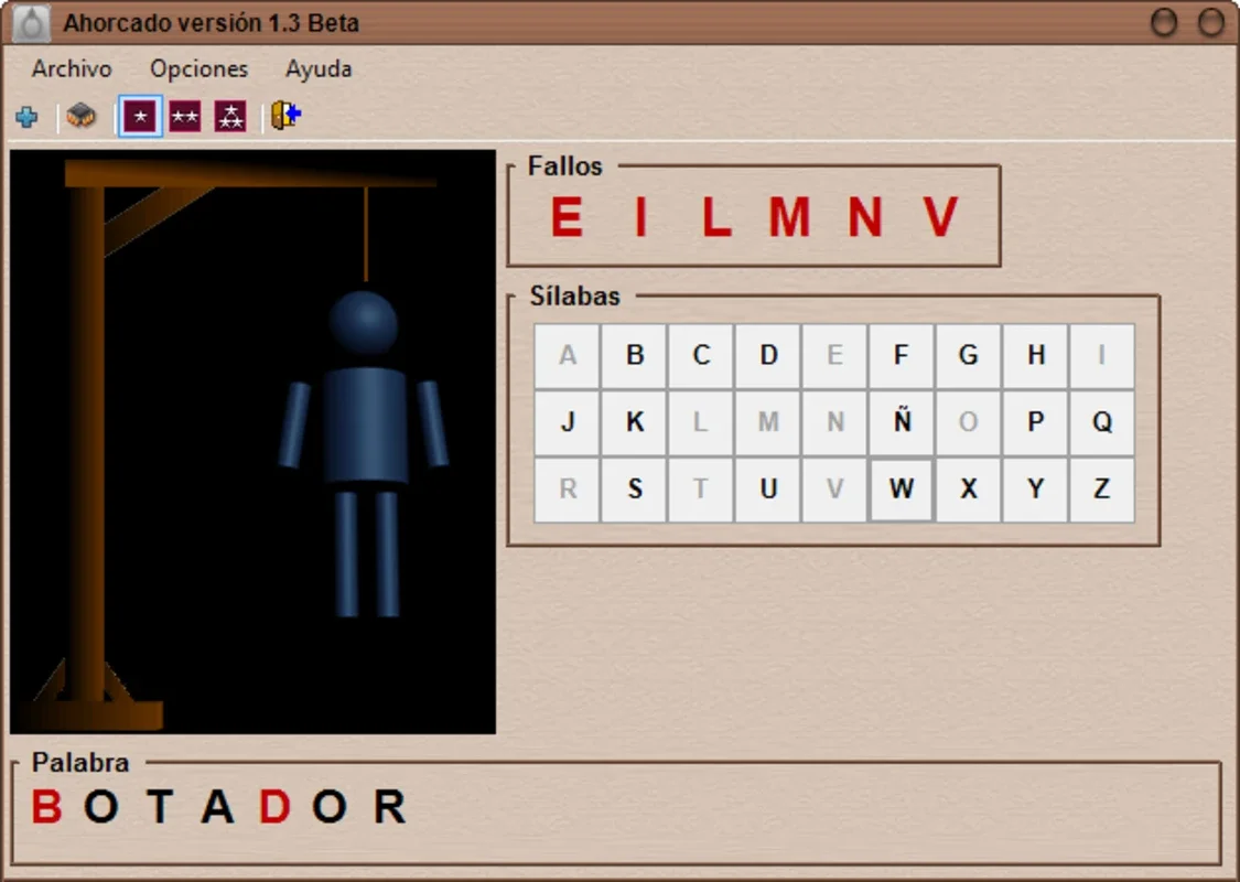 Ahorcado for Windows - Great for All - Ages Word Game