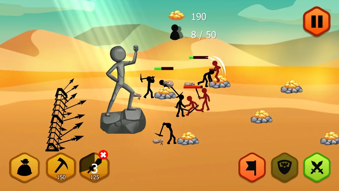 Stickman Battle for Android - Strategic Fun