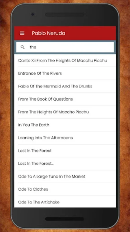 Pablo Neruda Poems for Android - Immerse in Love Poems