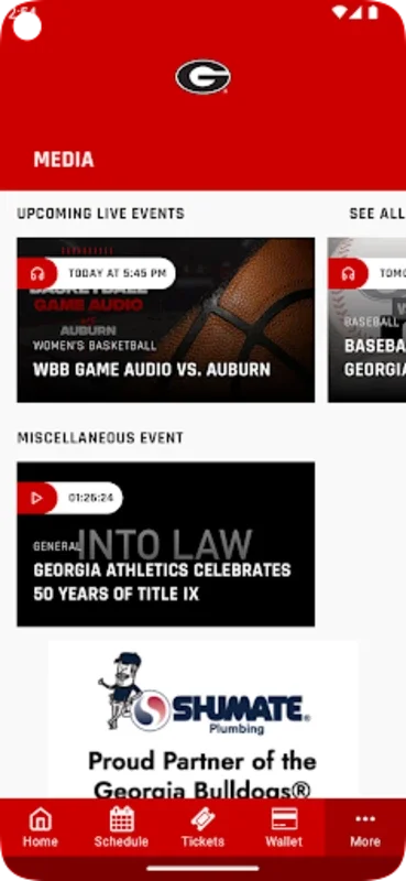 UGA Bulldogs for Android - Unbeatable Sports Experience