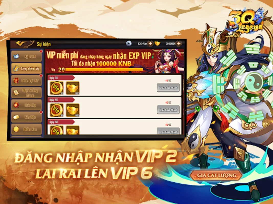 3Q Legend:Danh Tướng Truyền Kỳ for Android - Epic RPG Experience