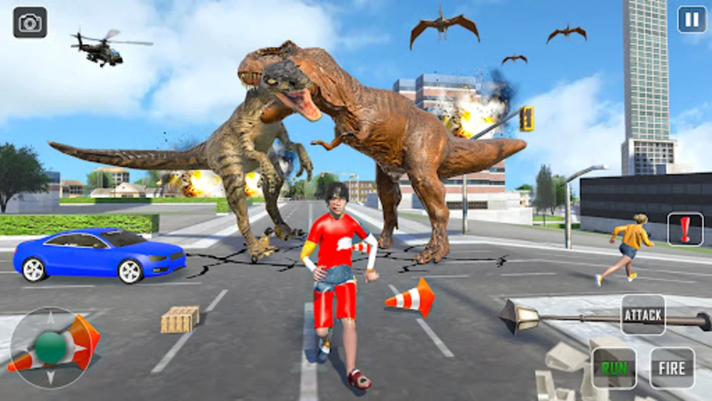 Dinosaur Smash Battle Rescue for Android - Thrilling City Domination