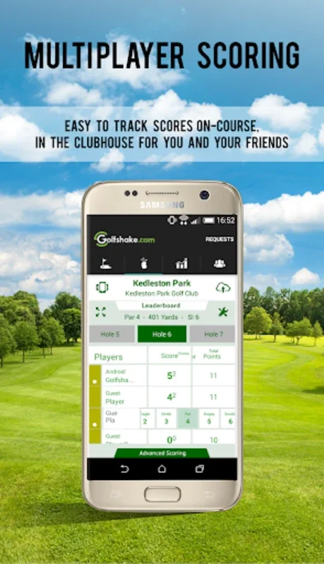 Golfshake Score+Stats Tracker for Android: Enhance Your Game