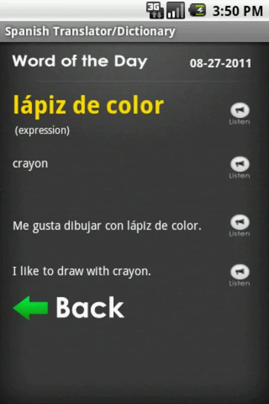 Talking Translator/Dictionary for Android: Seamless Translation