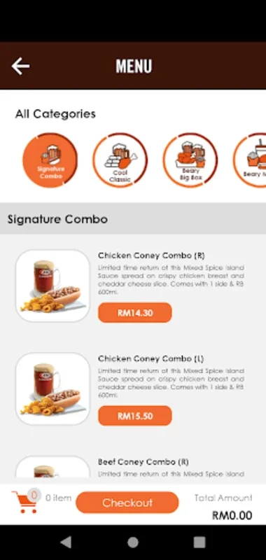 A&W Malaysia for Android - Order Delicious Meals Easily