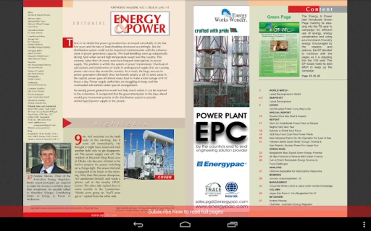 Energy & Power for Android: Insights & Policy Aid