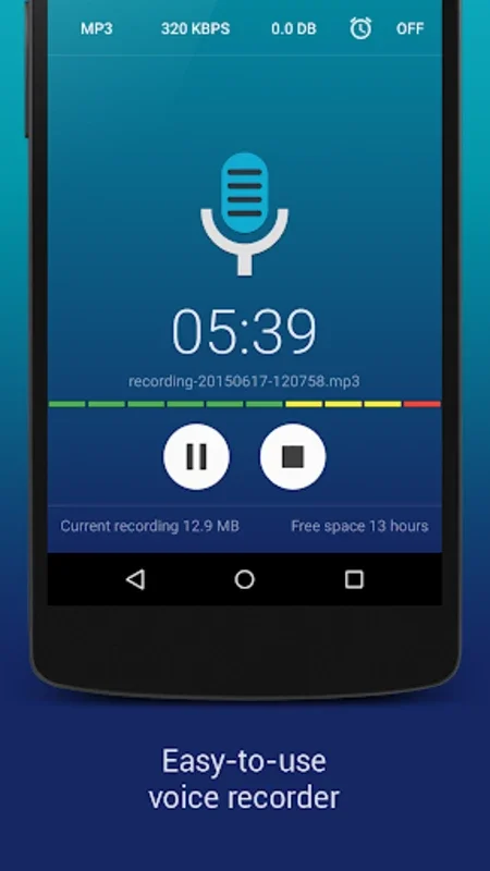 Hi-Q MP3 Rec (Free) for Android: Superior Voice Recording