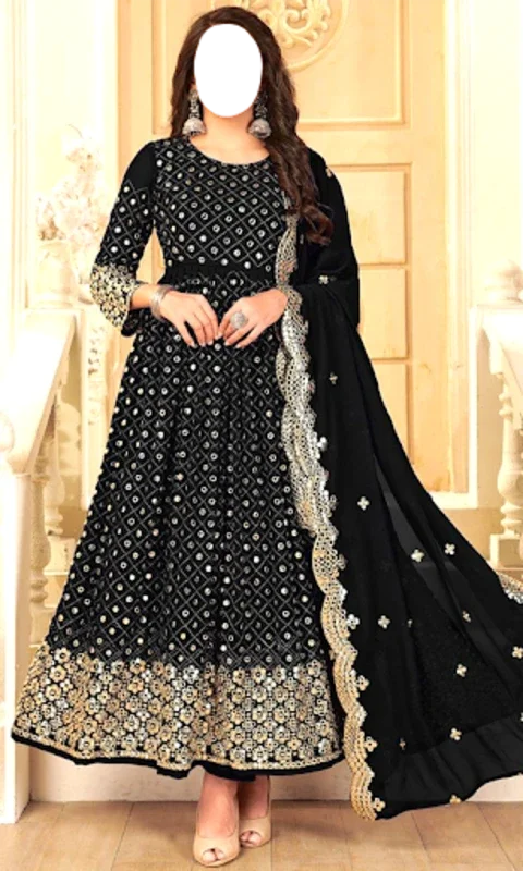 New Anarkali Dresses for Android: Edit Photos with Elegant Designs