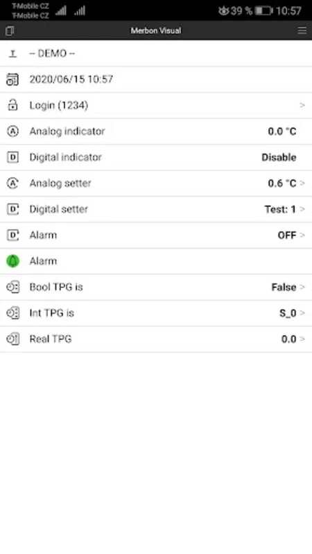 Merbon Menu Reader for Android - Manage HVAC Remotely