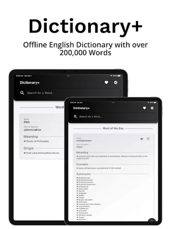 Dictionary+ for Android: Enhance Your Vocabulary