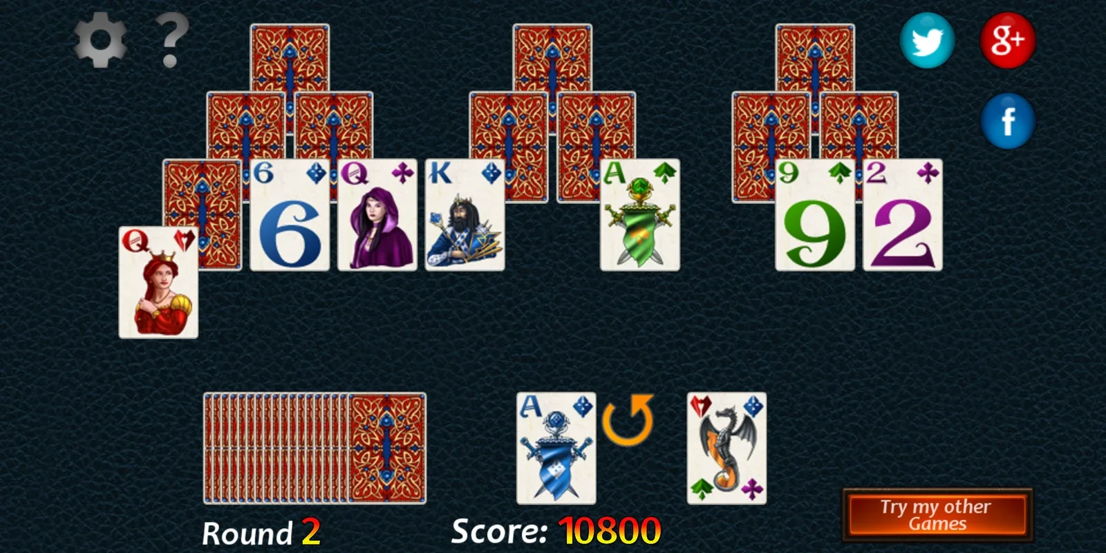 Fantasy Solitaire TriPeaks for Android - No Time Limit Solitaire Fun