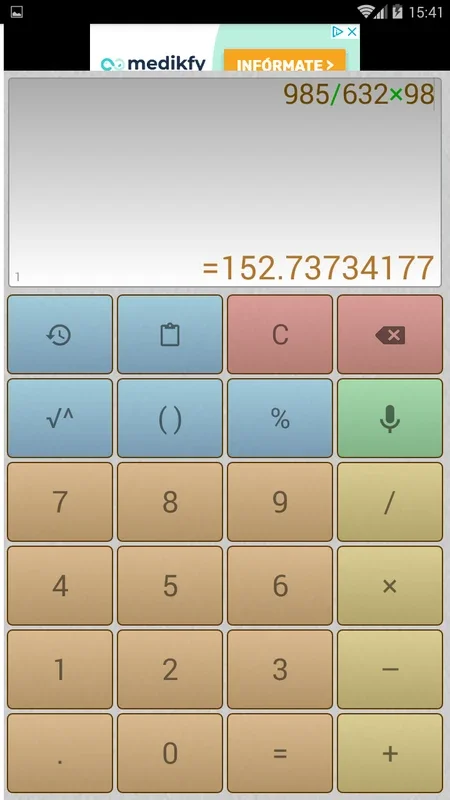 Multi - Screen Voice Calculator for Android: Voice - Enabled Calculations