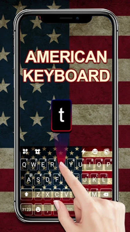 American Chat Theme for Android: Customize Your Typing