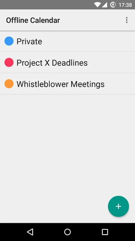 Offline Calendar for Android - Private Scheduling Solution