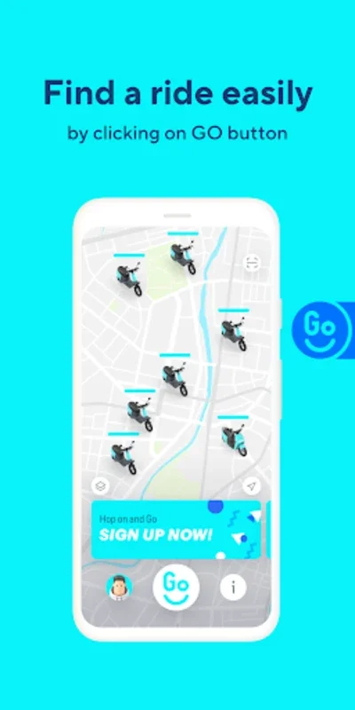 GoShare - Scooter Sharing for Android - Navigate Cities Easily