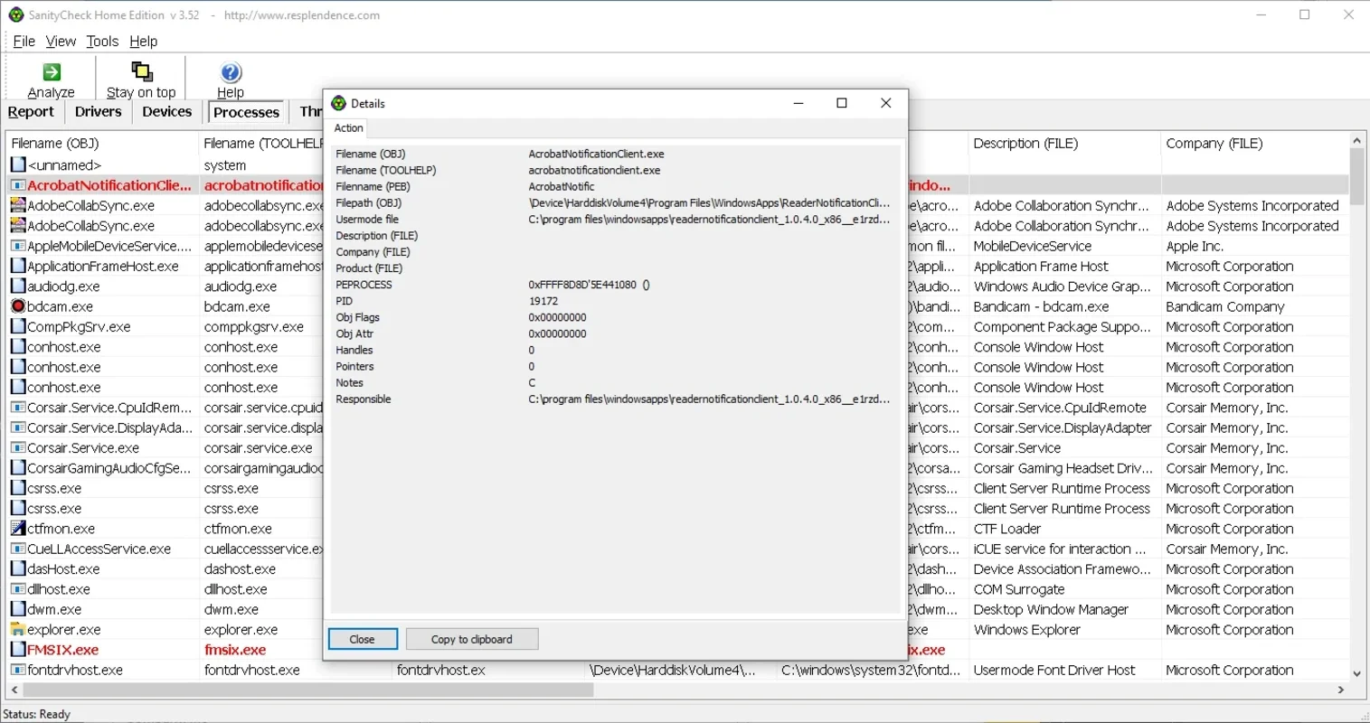 SanityCheck: Advanced Malware & Rootkit Detection for Windows