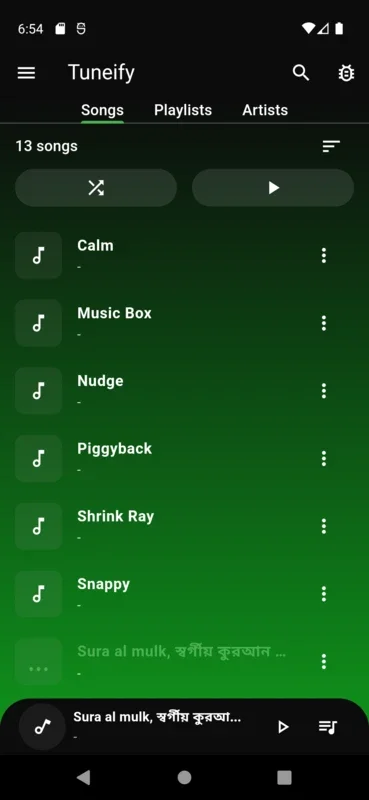 Tuneify for Android - Enjoy Seamless Music with Multiple Features