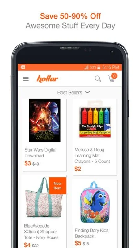 Hollar for Android - Unbeatable Shopping Experience