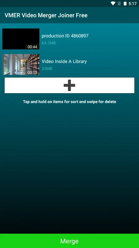 VMER Video Merger Joiner Free for Android - Effortless Video Merging