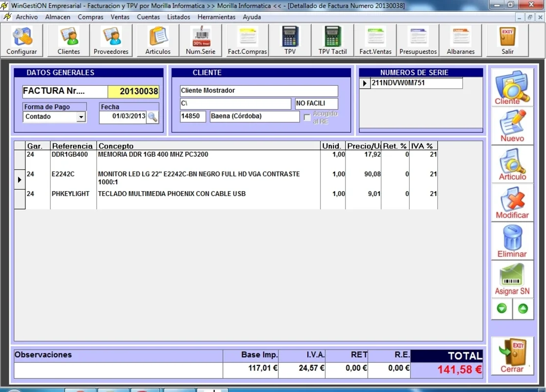 WinGestion Empresarial: Facturacion for Windows - Streamline Invoicing