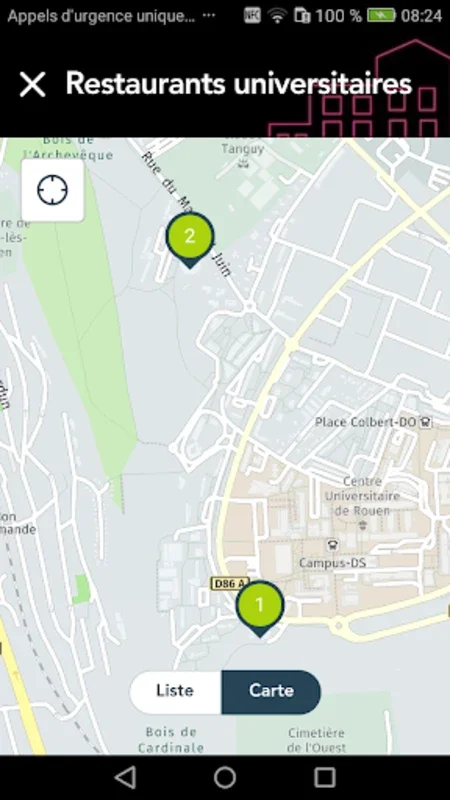 Normandie Université en poche for Android - Streamlining Student Life