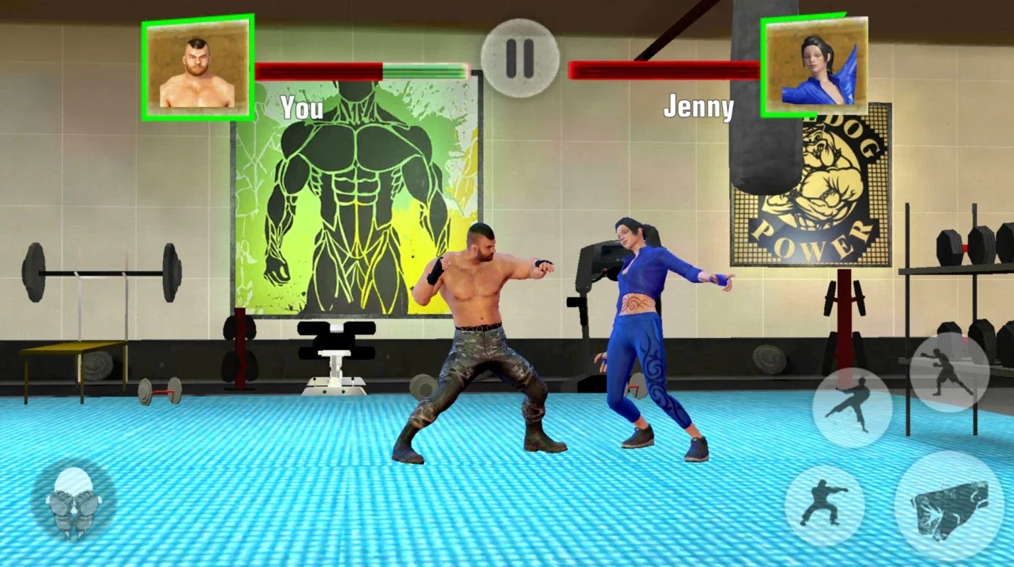 Bodybuilder Fighting Club for Android - Immersive 3D Fights