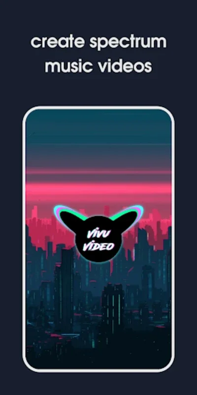 VivuVideo-Audio Spectrum Maker for Android: Create Stunning Music Videos