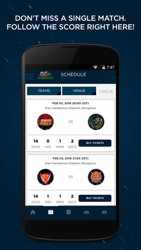 Pro Kabaddi for Android - Unbeatable Kabaddi Experience