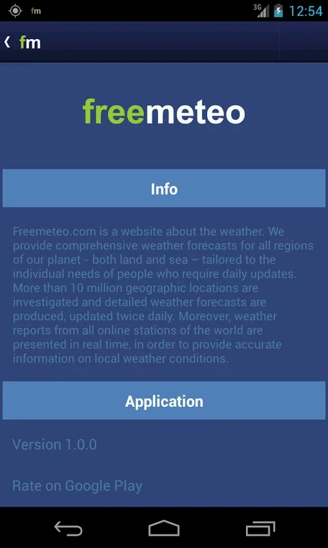 Freemeteo for Android: Comprehensive Weather App