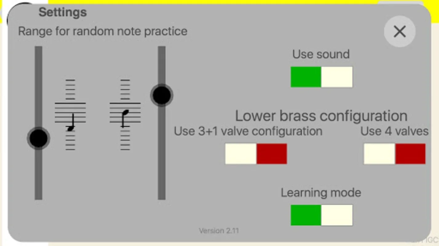 BrassUp! for Android - Master Brass Instrument Fingerings