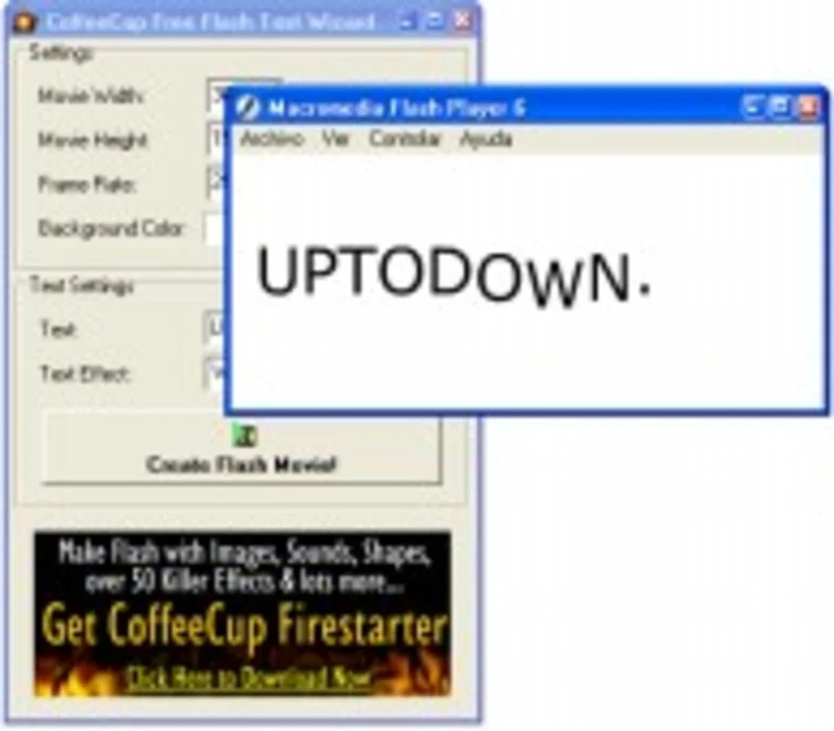 CoffeeCup Free Flash Text for Windows - Enhance Your Text