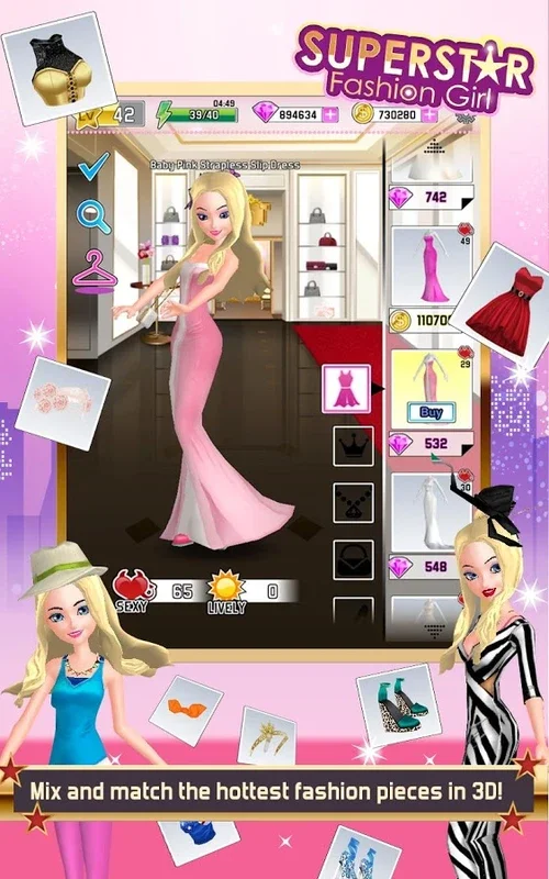 Superstar Fashion Girl for Android - Build Your Fashion Career