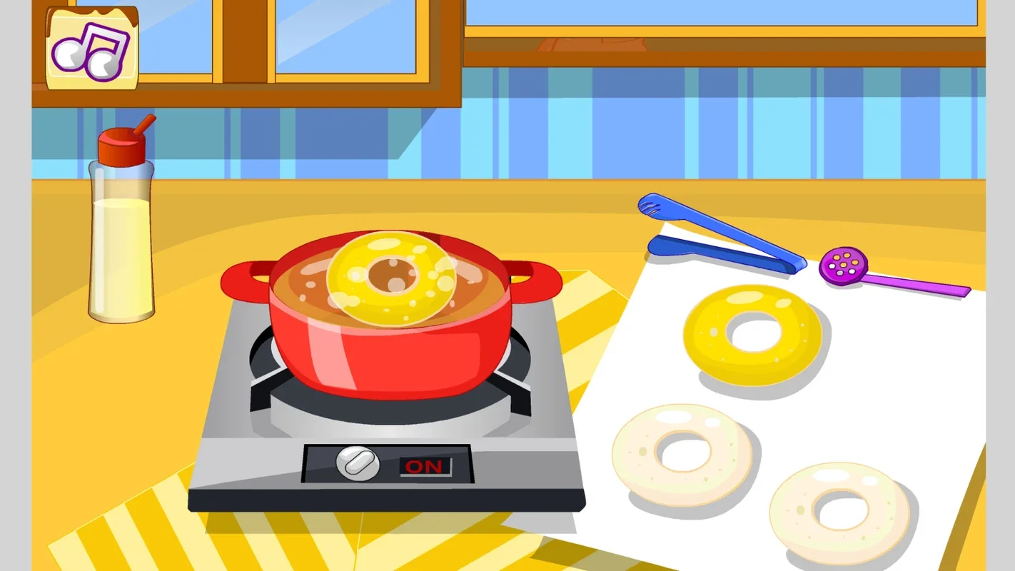 games cooking donuts for Android - Fun Cooking Experience