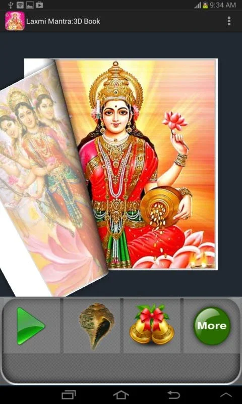 Laxmi Mantra:3D Book for Android - Immersive Spiritual Experience