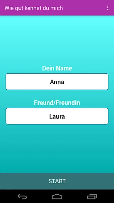 Wie gut kennst du mich? for Android - Engaging Friendship Tests