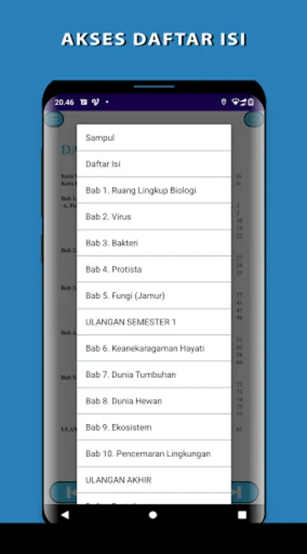 Biologi SMA Kelas 10 for Android - Interactive Learning App