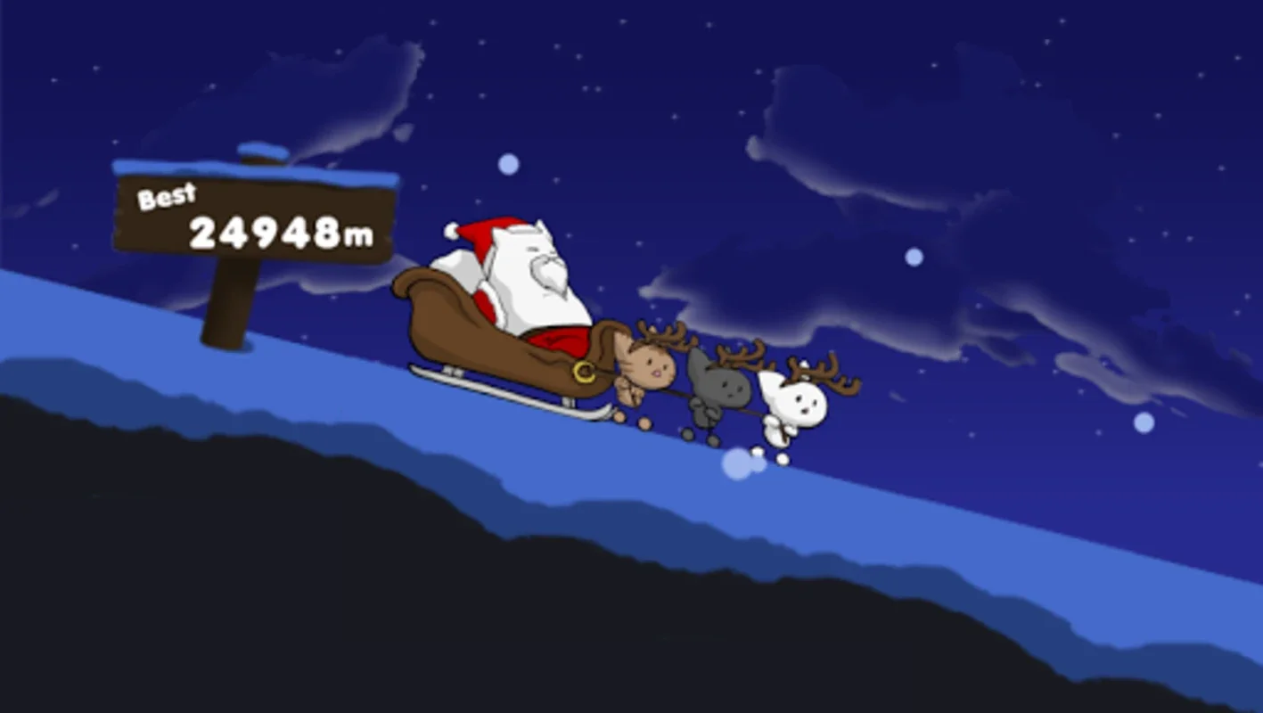 Flying Santa Cat for Android - A Festive Gaming Experience