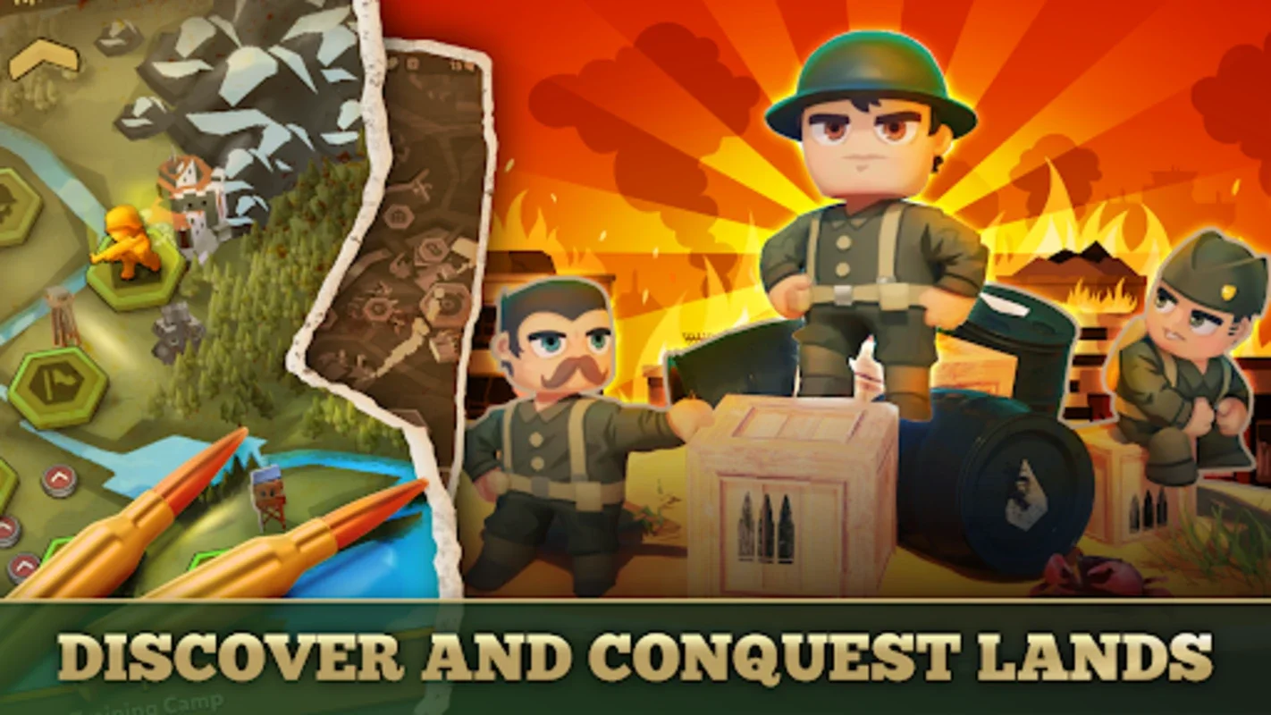 War Hex: Army men & tactics for Android - Command Your Troops in WWII