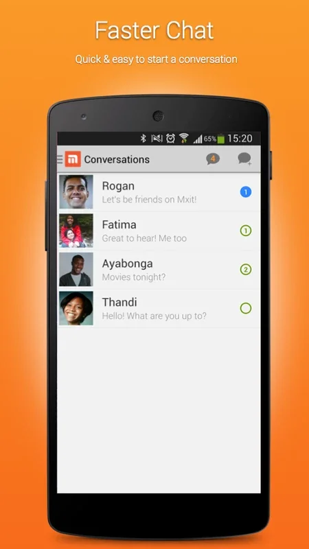 Mxit for Android - Connect and Chat Freely