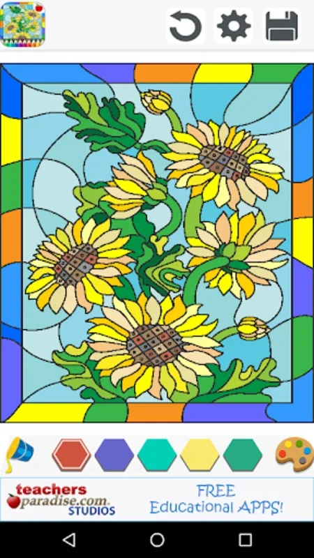 Stained Glass Coloring Book for Android - Unleash Creativity