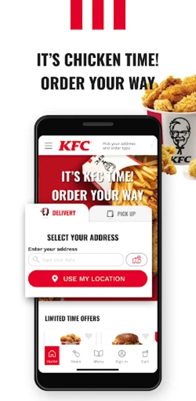 KFC Côte d for Android - Convenient Ordering at Your Fingertips