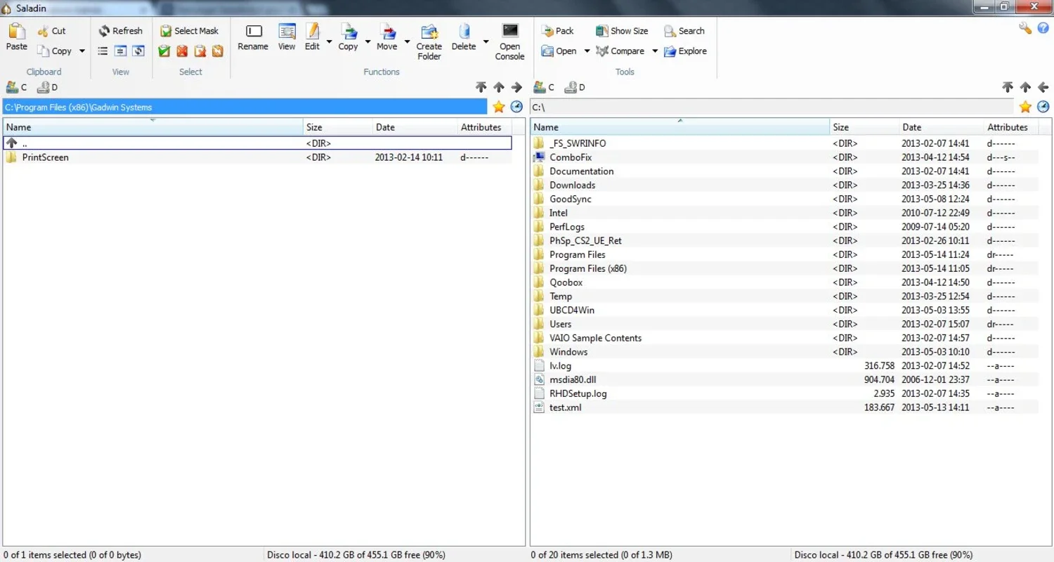 Saladin for Windows - Efficient File Management