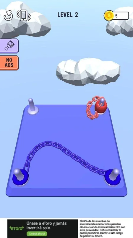 Go Knots 3D for Android - Organize Chains by Color