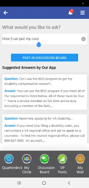 Vets Portal for Android: Empowering Veterans' Community