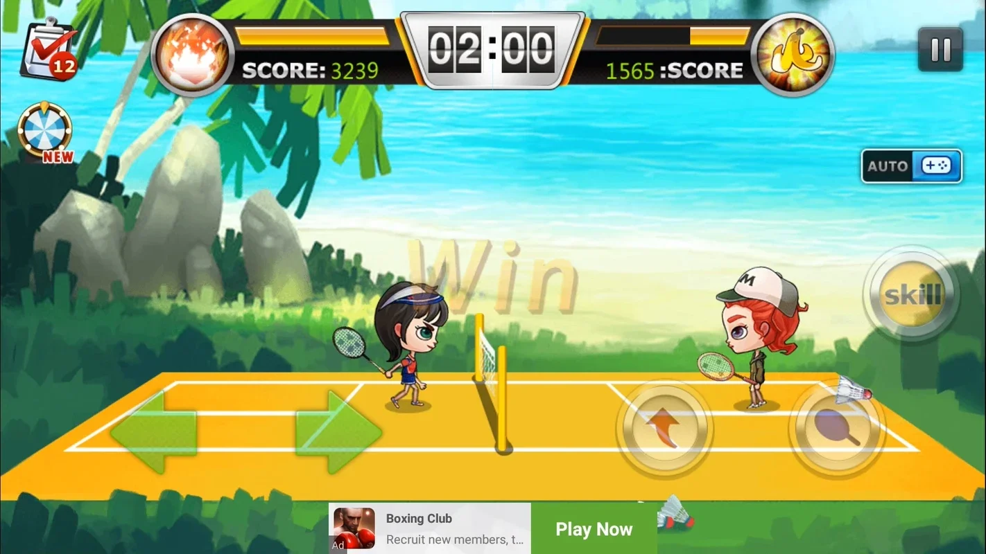 Badminton for Android: Engaging 2D Badminton Experience