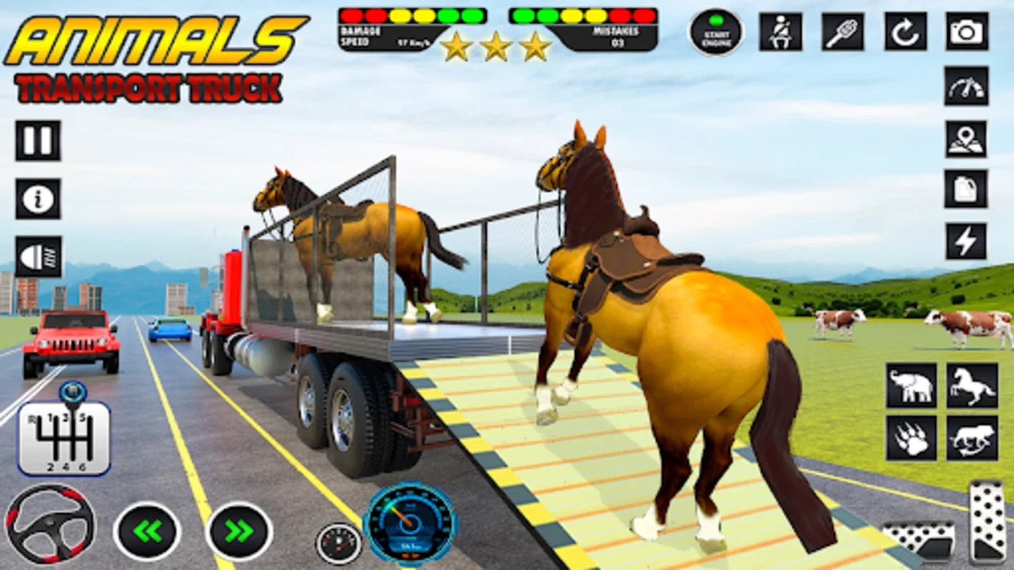 Farm Animals Transport Truck for Android - No Downloading Needed