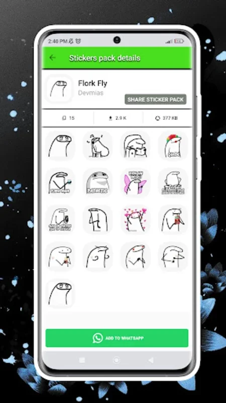 Flork Stickers for WhatsApp on Android - Enhance Chat Creativity