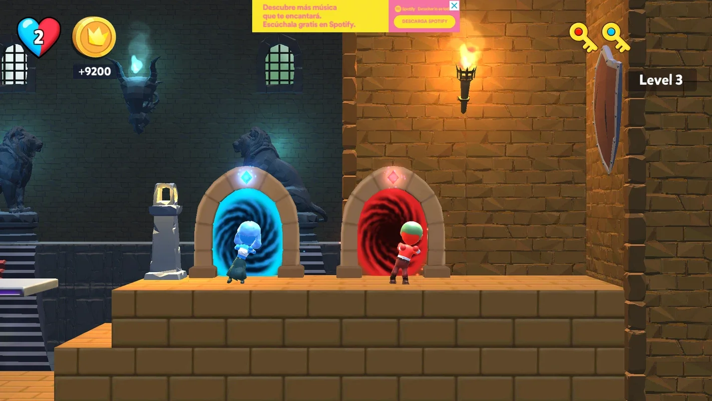 Water & Fire Stickman 3D for Android: Engaging 3D Gameplay