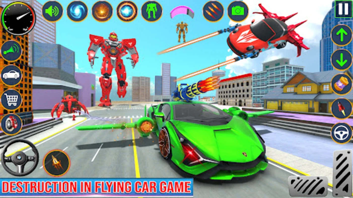 Flying Taxi Robot Game for Android - Download the APK from AppHuts