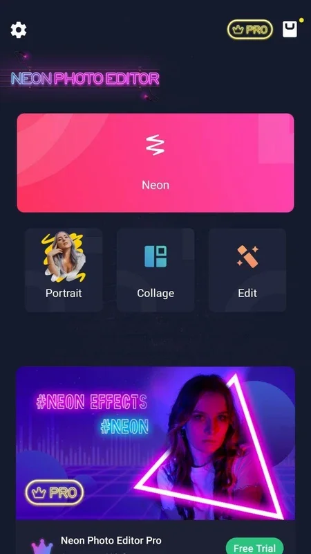 Neon Photo Editor for Android - Enhance Your Photos